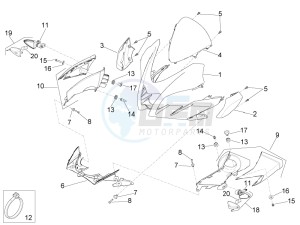 TUONO 1100 V4 RF E4 ABS (APAC) drawing Front body I