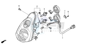 NES125 drawing HEADLIGHT