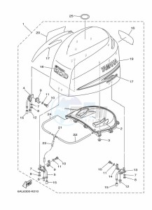 FL200CETX drawing FAIRING-UPPER