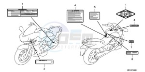 NSA700A9 France - (F / CMF MME) drawing CAUTION LABEL