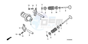 PES125R9 Europe Direct - (ED / STC) drawing CAMSHAFT/VALVE