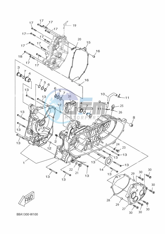 CRANKCASE COVER 1