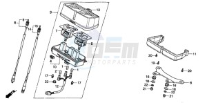 CG125 drawing METER