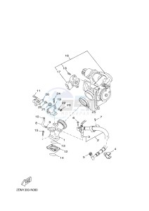 YP125RA (ABS) X-MAX 125 ABS (2DMJ 2DMJ) drawing INTAKE