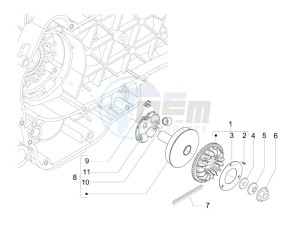 LX 125 4T 2V ie E3 Taiwan drawing Driving pulley