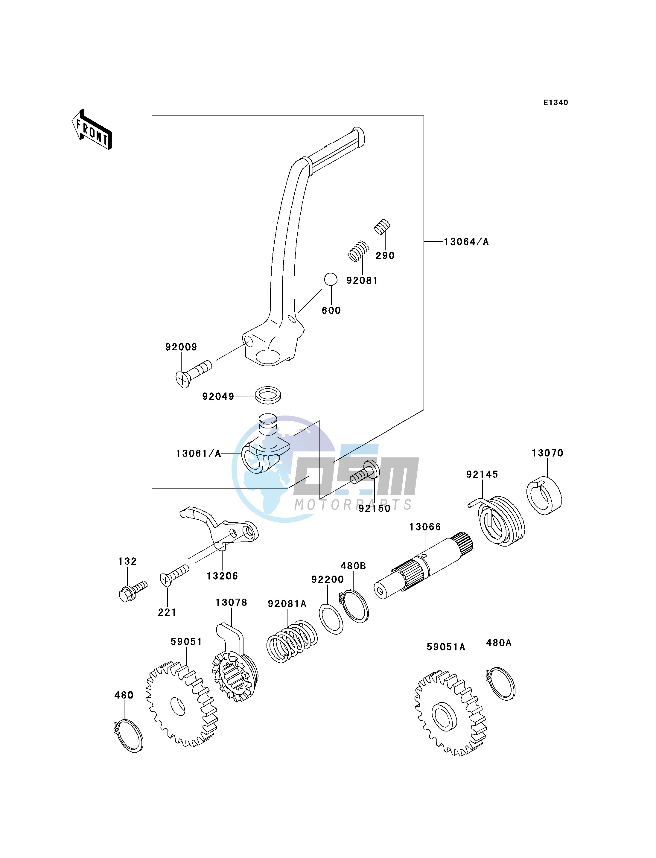 KICKSTARTER MECHANISM