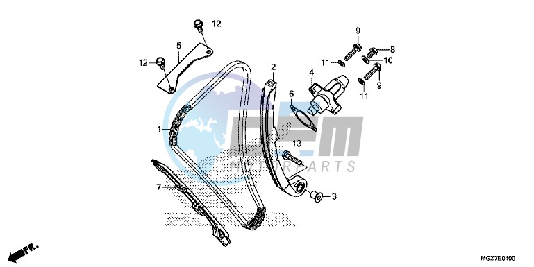 CAM CHAIN/ TENSIONER