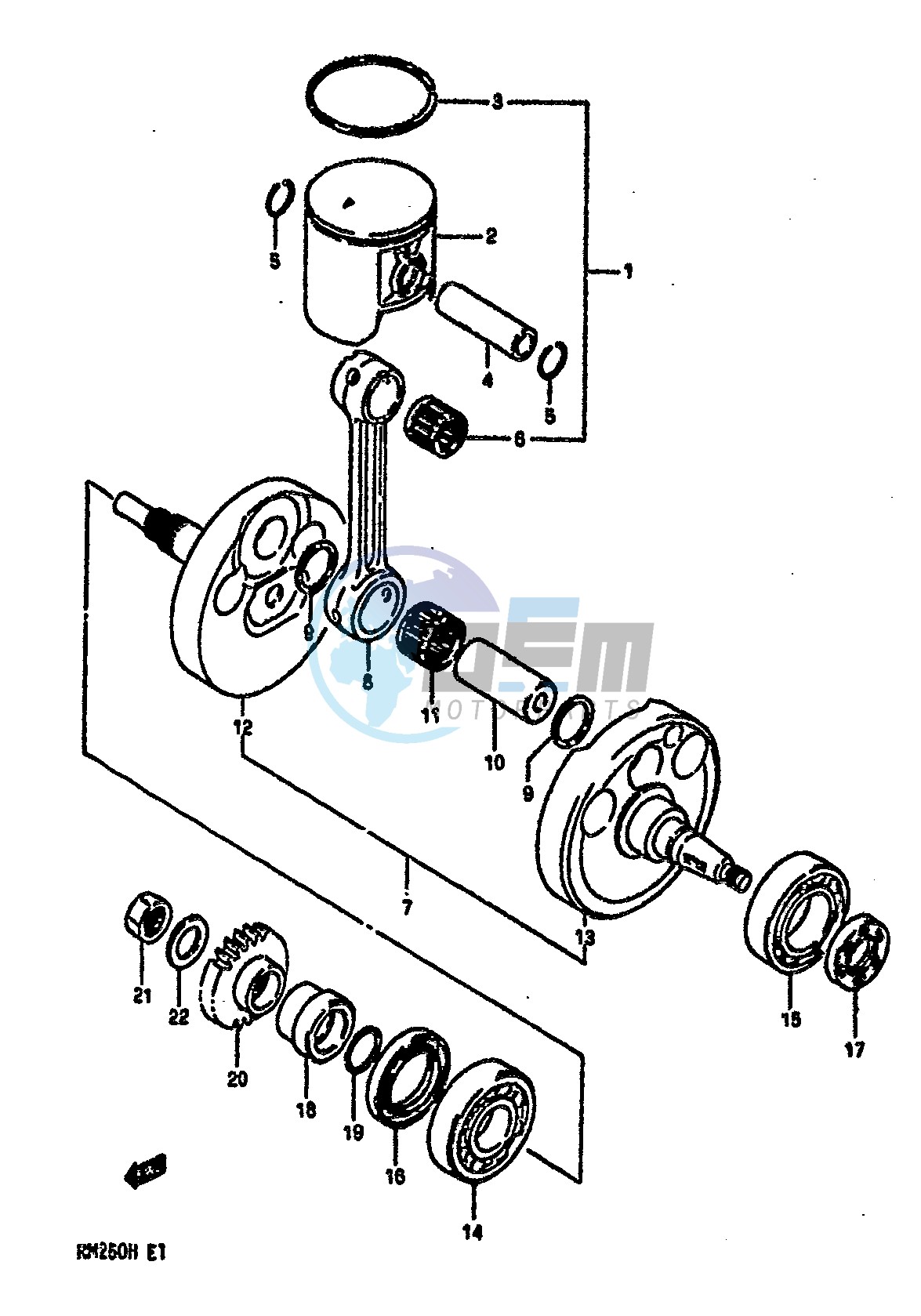 CRANKSHAFT (MODEL G)