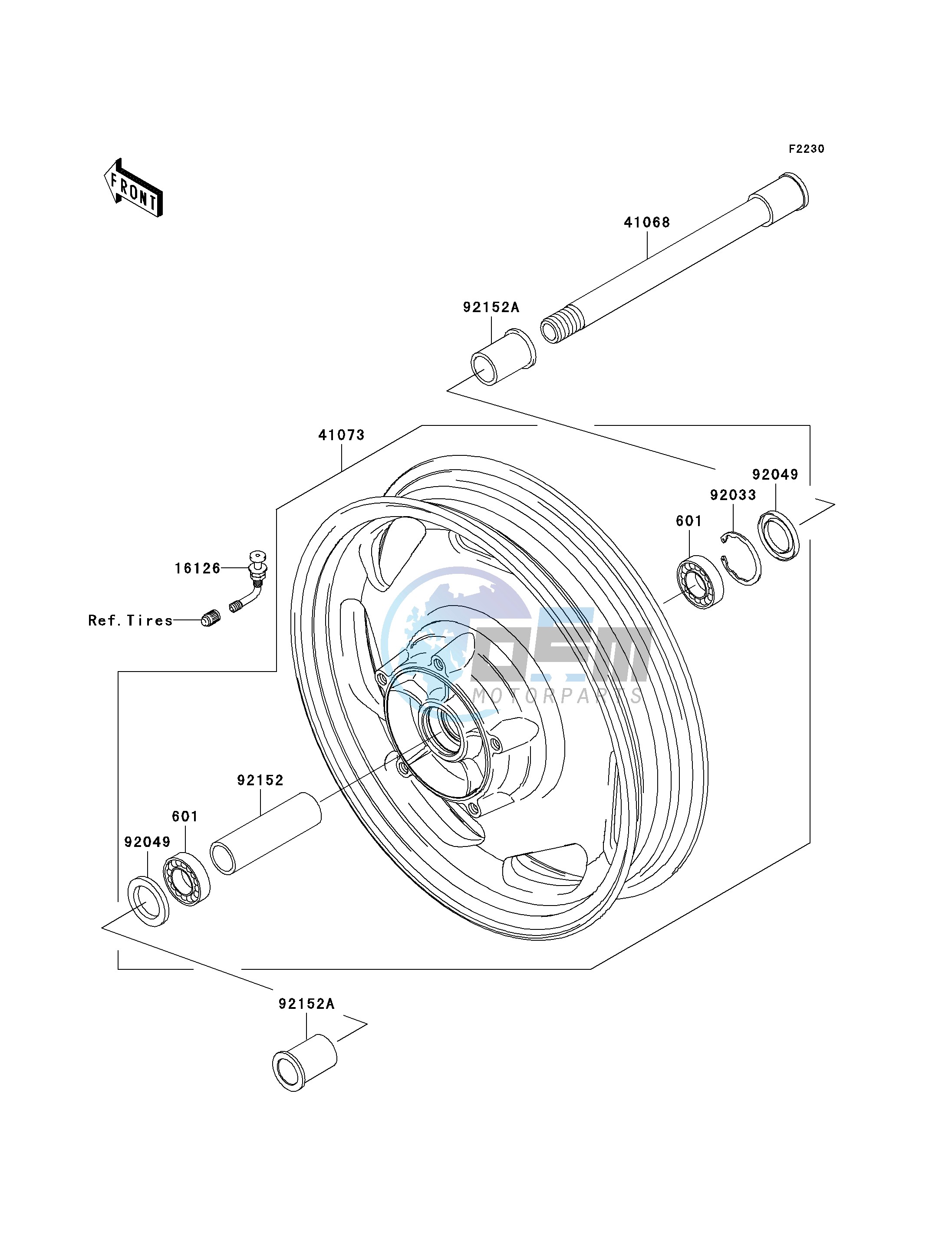 FRONT WHEEL