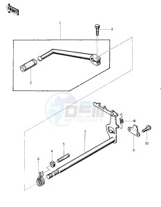 KZ 400 S [SPECIAL] (S) [SPECIAL] drawing GEAR CHANGE MECHANISM -- 75 S- -