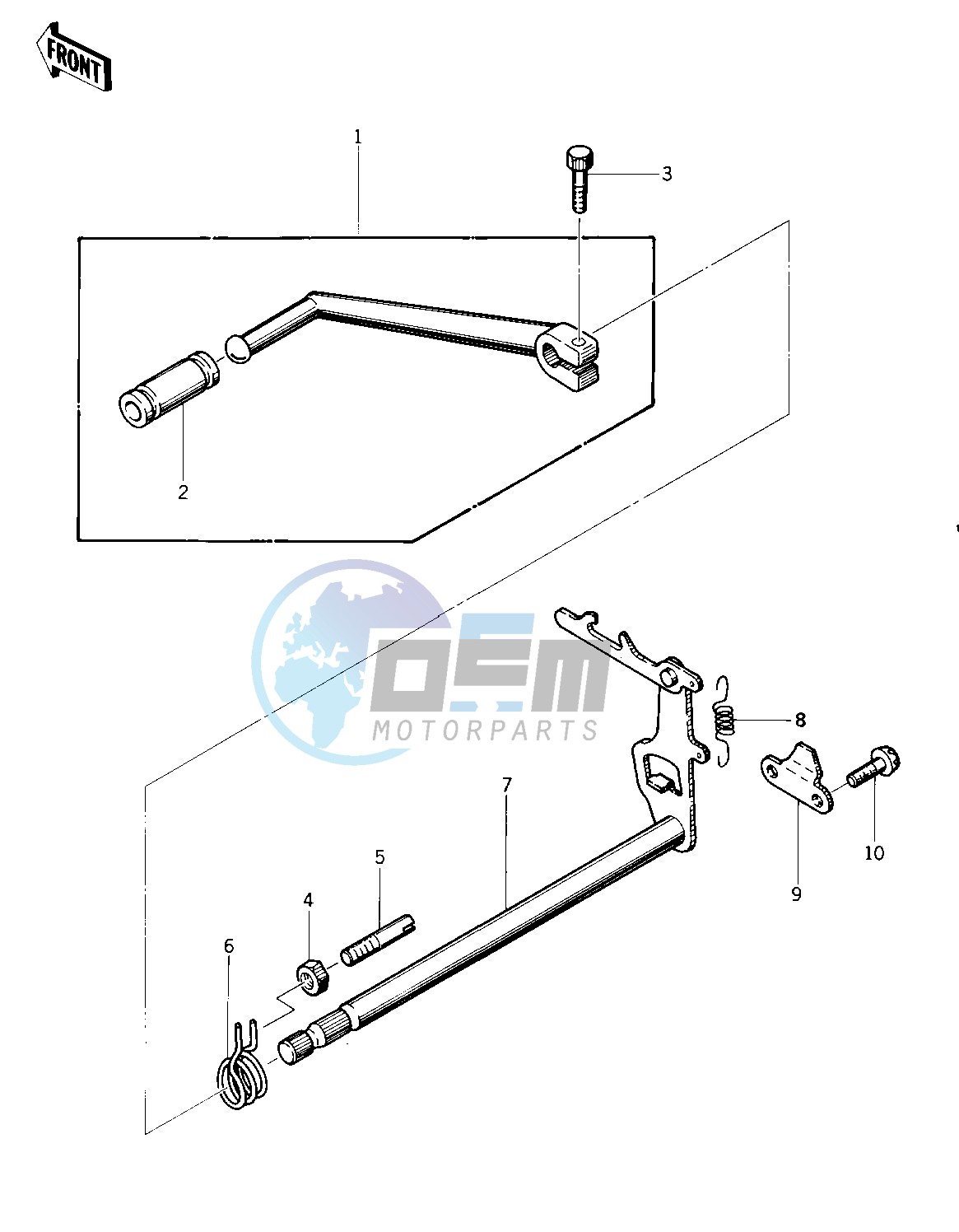 GEAR CHANGE MECHANISM -- 75 S- -