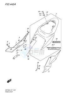 GSR750 EU drawing FRAME COVER (FOR YKV,AJX)