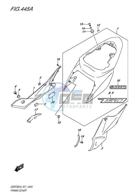 FRAME COVER (FOR YKV,AJX)