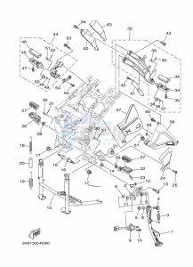 XT1200ZE XT1200ZE SUPER TENERE ABS (BP9C) drawing STAND & FOOTREST