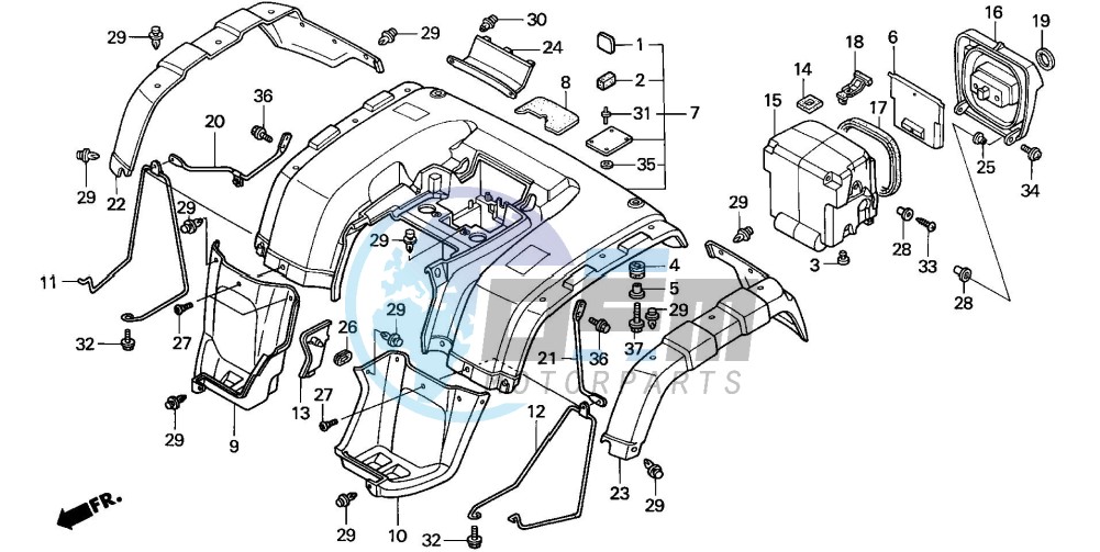 REAR FENDER (1)