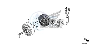 SH125DSE SH125DS UK - (E) drawing A.C.G. STARTER