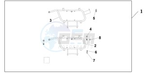 VT1100C2 drawing LEATHER S/B STAY