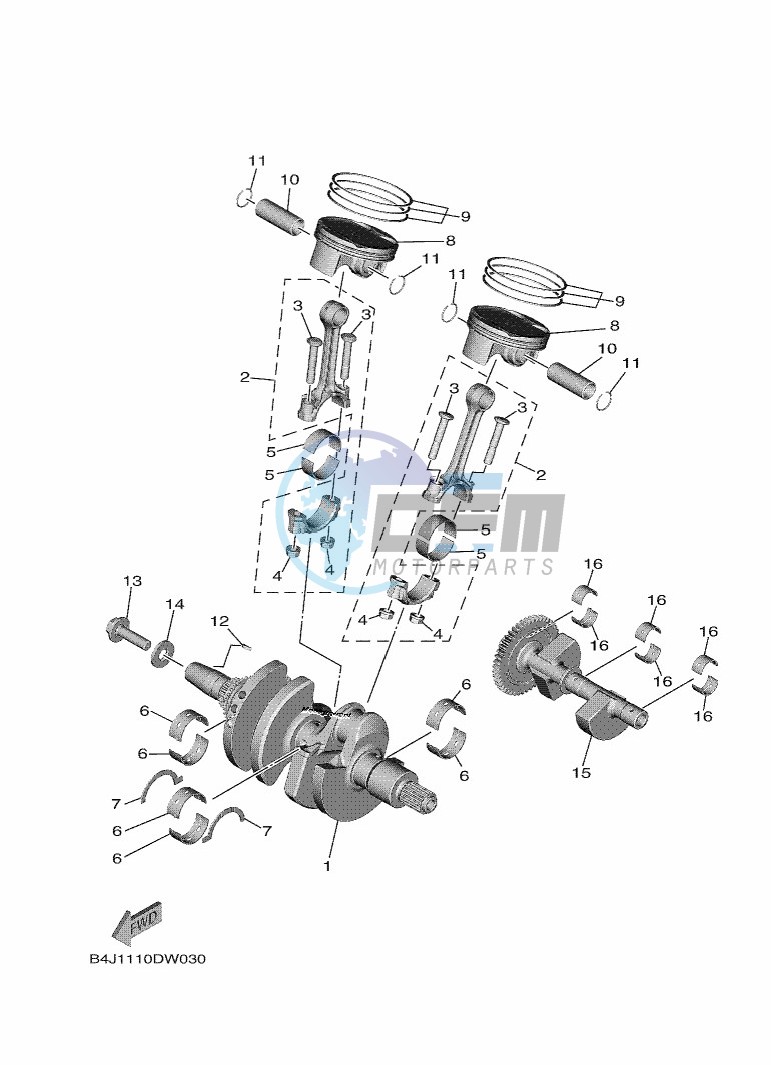 CRANKSHAFT & PISTON