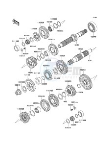 KLE 650 A [VERSYS] (9F-9F) A7F drawing TRANSMISSION