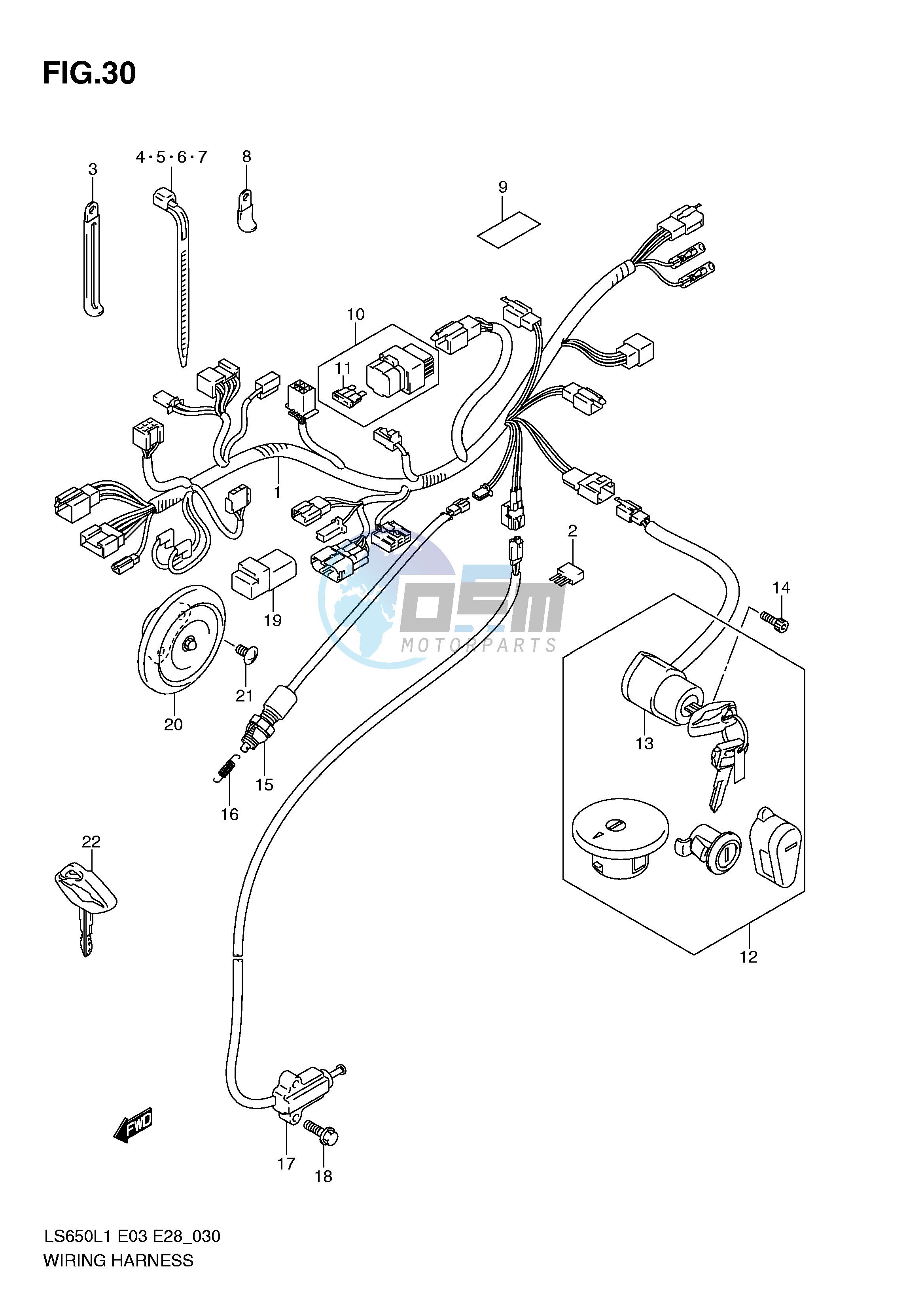 WIRING HARNESS (LS650L1 E3)