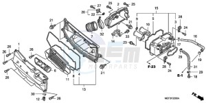 FJS400D9 F / CMF 2F drawing AIR CLEANER