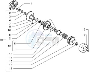 FREE FL 50 drawing Driven pulley