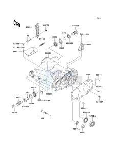 KVF 360 A [PARAIRIE 360 4X4] (A1-A3) PRAIRIE 360 4X4] drawing SWINGARM