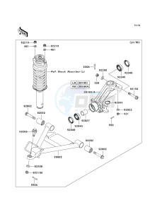 KAF 620 R [MULE 4010 TRANS4X4] (R9F-RAFA) RAFA drawing FRONT SUSPENSION