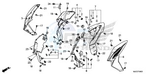 CB650FAE CB650FA 2ED drawing SHROUD