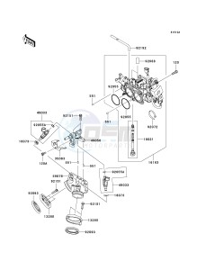 VN 900 C [VULCAN 900 CUSTOM] (7F-9FA) C9F drawing THROTTLE-- C8F - C9FA- -