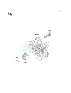 KVF750 4x4 KVF750LCS EU GB drawing Front Hub