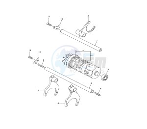 FZ8-N 800 drawing SHIFT CAM AND FORK