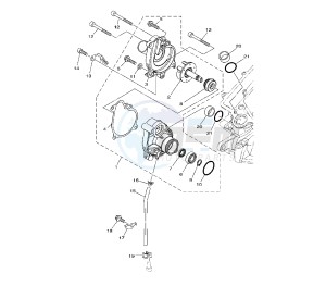 XTZ SUPER TENERE 1200 drawing WATER PUMP