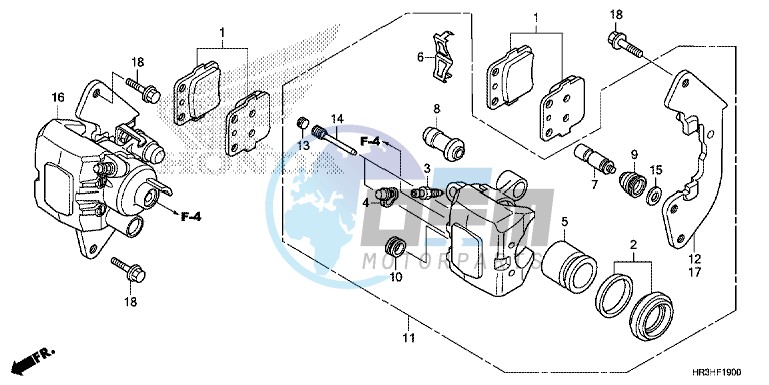 FRONT BRAKE CALIPER