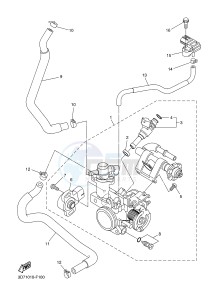 WR250R (BN32 BN31 BN33) drawing INTAKE 2