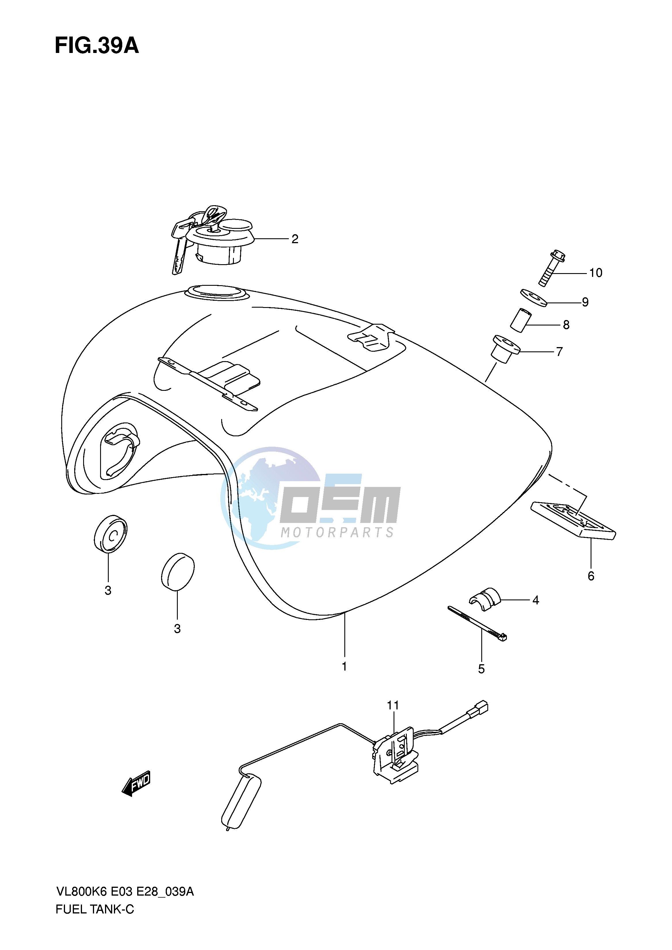 FUEL TANK (VL800CK6 CK7 CK8)