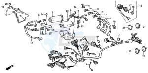 CBX750P2 drawing WIRE HARNESS