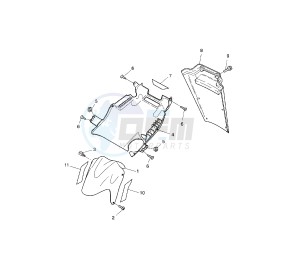 YQ AEROX 50 drawing FENDER