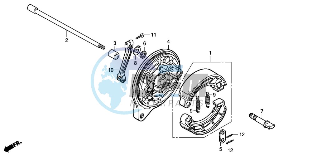 REAR BRAKE PANEL