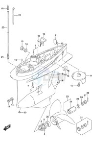 DF 175A drawing Gear Case (C/R)