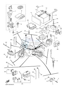 FZ8-S FZ8 FAZER 800 (42PN) drawing ELECTRICAL 2