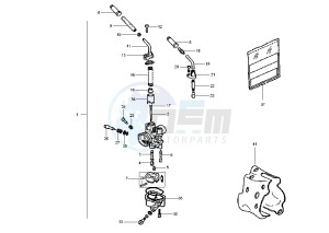 BW'S ORIGINAL 50 drawing CARBURETOR DELL´ORTO