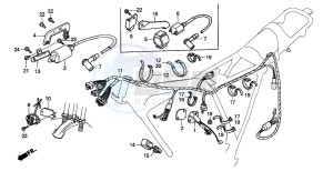 XL185S drawing WIRE HARNESS/ IGNITION COIL