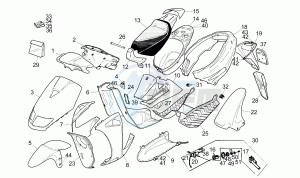 SR 50 1994-1996 Horizontal cil drawing Body