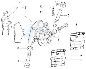 DNA GP EXPERIENCE 50 drawing Front brake caliper