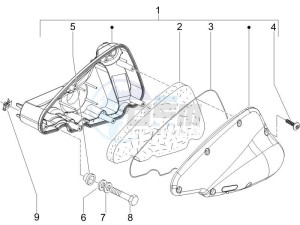 Liberty 200 4t Sport drawing Air filter