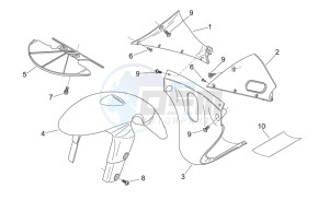 RS 125 drawing Front body II