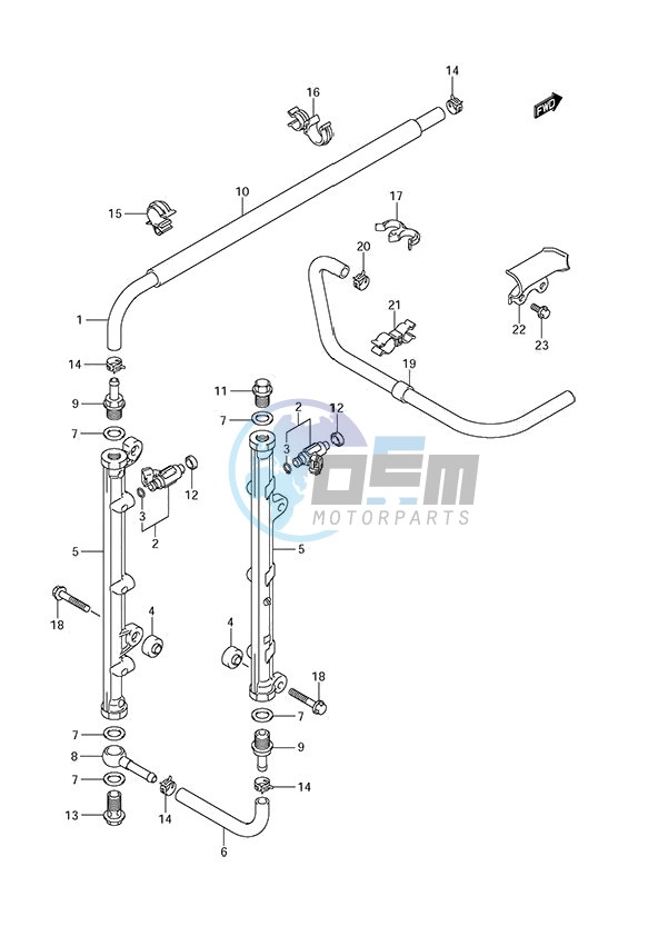 Fuel Injector (DF 250S)