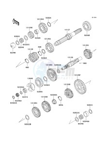 ZG 1000 A [CONCOURS] (A20) A20 drawing TRANSMISSION