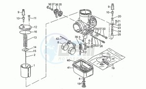 SP 750 drawing Carburettors